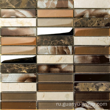 Polished Surface Mixed Marble Mosaic